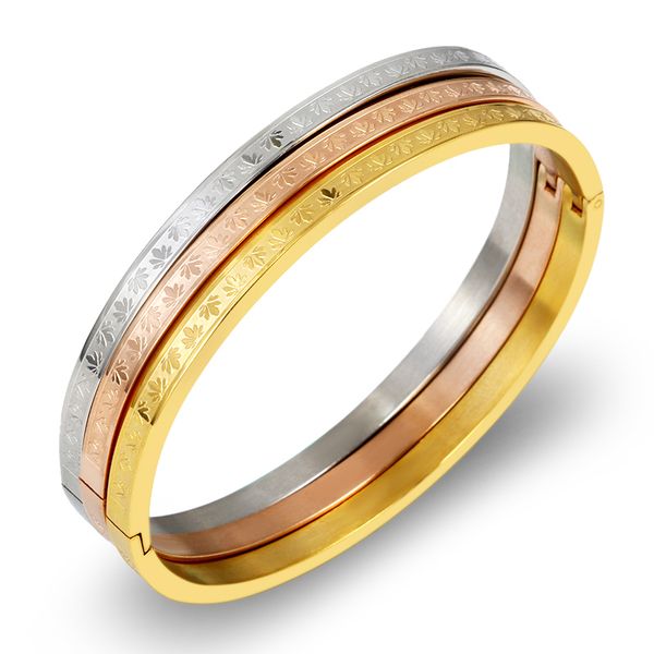 

new fashion luxury crystal cuff bracelets & bangles women bijoux brand design gold color rhinestones arm pulseira, Black