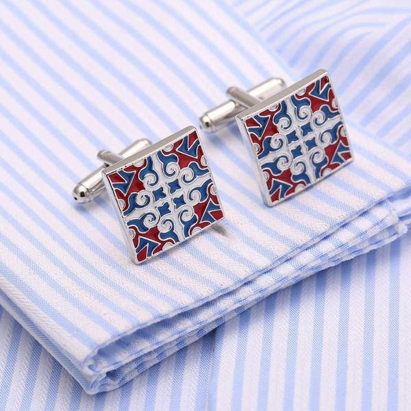 

vagula enamel cufflinks plated silver gift lawyer gemelos new french shirt cuff links drop ship cuffs 149a, Silver;golden