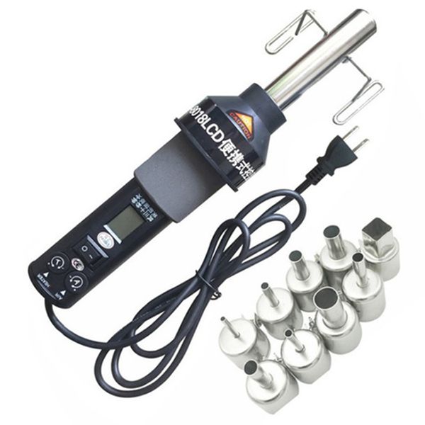 

us plug,450w 450 degree adjustable electronic heat air tool 8018lcd desoldering soldering station+heater