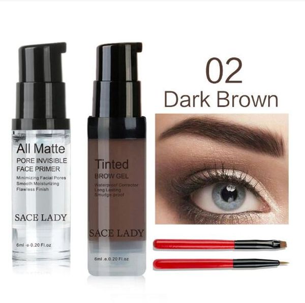 

face base primer foundation makeup waterproof eyebrow cream gel makeup set kit