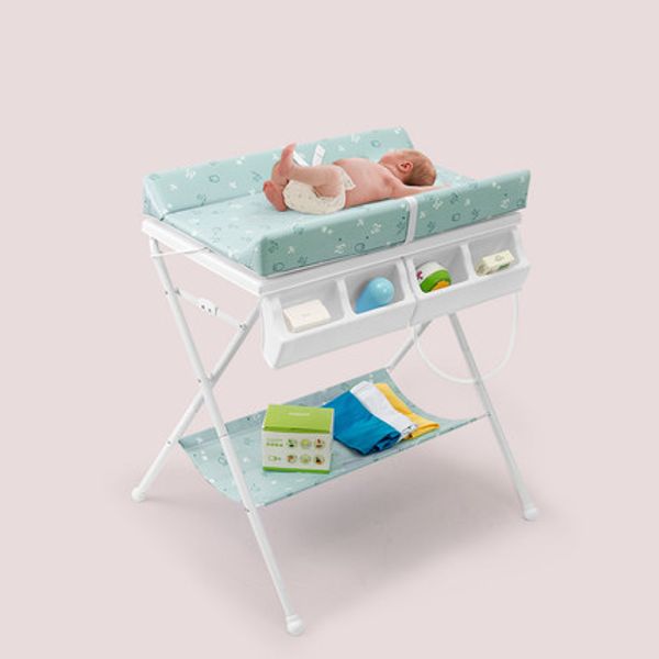 

fast ship baby changing diaper table folding shower newborn baby multi-function portable bed care table