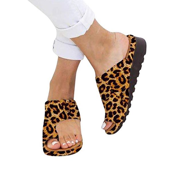 

women platform sandals comfortable summer beach travel slippers shoes for big toe bone correction