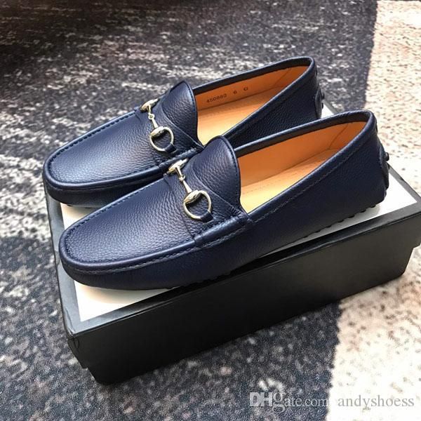 

fashion casual shoes luxury men sneakers fashion leisure driving peas shoess designer men's dress shoess, Black