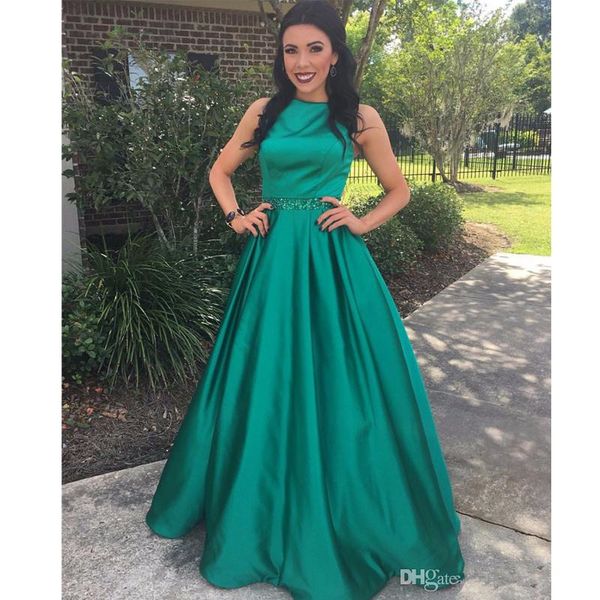 

dark green ball gown evening dresses sequined sash graduation dresses jewel ruffles satin party gown for girl long train prom dress m99, Black;red