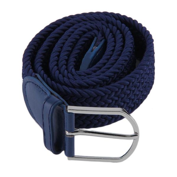 

men's casual woven braided stretch elastic belt waistband waist strap stylish practical men belt casualstyle male strap, Black;brown