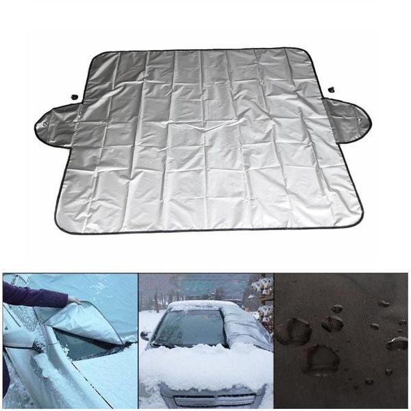 

200 * 120см автомобильный снег щит водонепроницаемый лобовое стекло автомобиля зонт крышка ветровое стекло guard защитная крышка