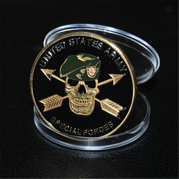 

*special forces* united states army challenge coin coin stand and brand