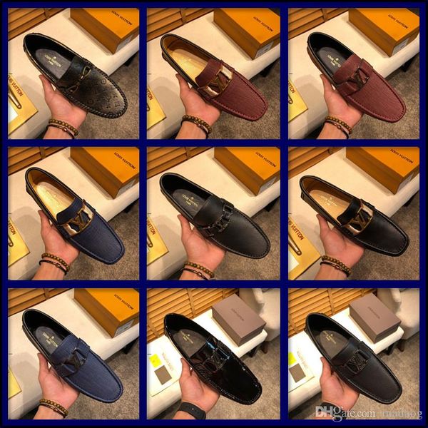 

21ff 2019 new soft genuine leather men casual shoes luxury slip on mens loafers moccasins breathable black driving shoes cqzx5