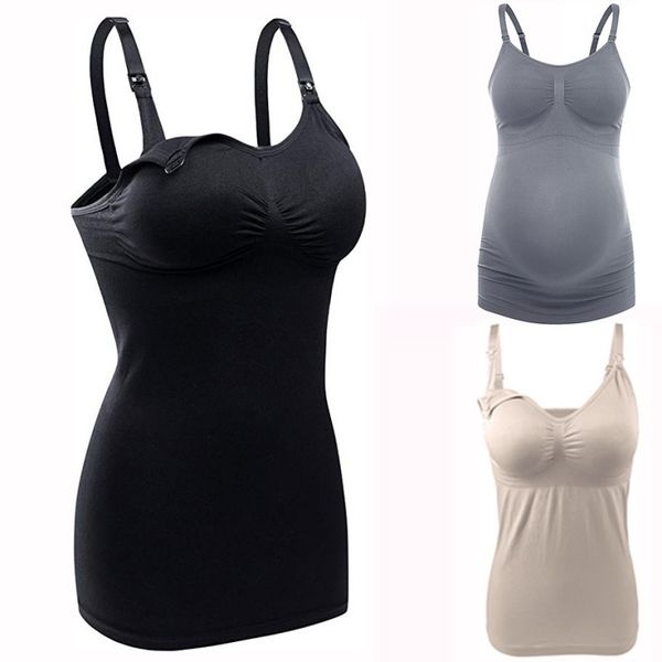 

new women maternity nursing bra breastfeeding clothing pregnancy tank nursing vest pluze size 5xl 4xl 3xl 2xl, White