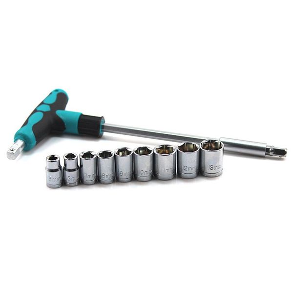 

29pcs penggong t-type handle ratchet wrench screwdriver hexagon multifunction spanner repair tool set