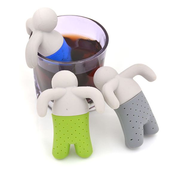

Sweet leaf tea for brewing mr little man tea trainer ilicone making device 1pc lot