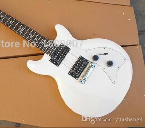 Chitarra elettrica, top bianco 24, strumento musicale, miglior guitarra