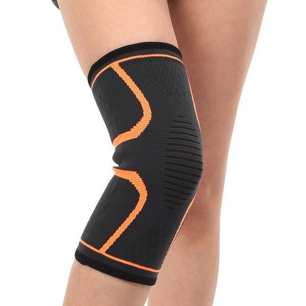 

elastic knee support strap protection gear sport running sprain pad thick, Black;gray