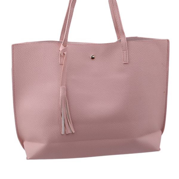 

pu leather casual tassel handbags female designer bag vintage big size tote shoulder bag bolsos women bags