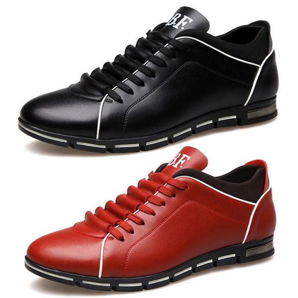 

2020 wholesale men shoes black wine red brown fashion designers casual shoes dropshipping size 39-44 item 21