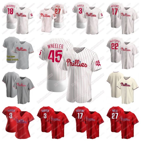 

2020 season bryce harper rhys hoskins jt realmuto didi gregorius zack wheeler andrew jean segura odubel herrera kingery jersey, Blue;black