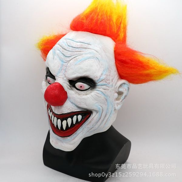 

latex funny joker toy jingle jangle the clown mask horror latex halloween scary head witch mask full face head mask costume