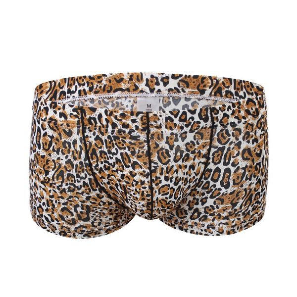 

underwear men floral boxer short u pouch sheer underpants trunks ice silk gay male panties mens underwear fashion clothing, Black;white