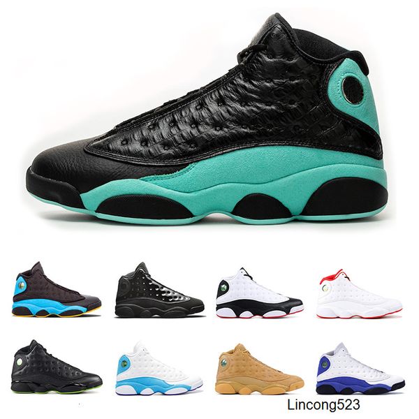 

2020 13s новоприбывшие мужские ботинки баскетбола чистые деньги бордо чикаго playoffs 13 тренеров размер тапки мужчины спортивной обуви 8-13, Black