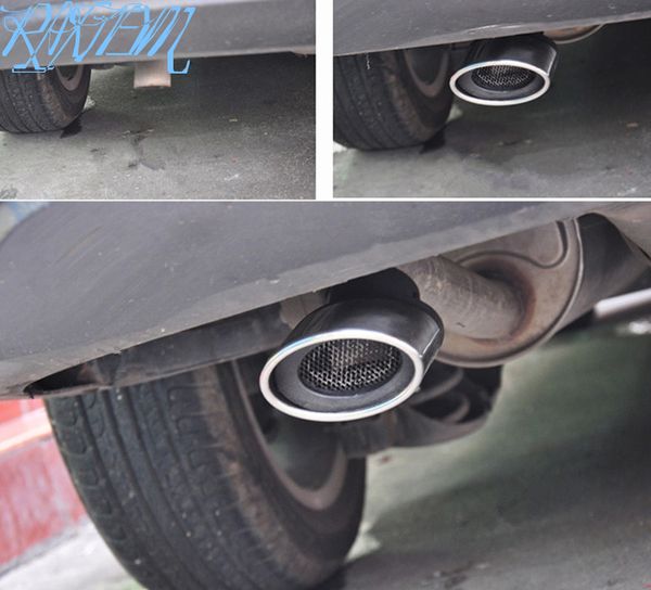 

universal car auto exhaust muffler rear tail throat liner accessories for lifan x60 cebrium solano new celliya smily