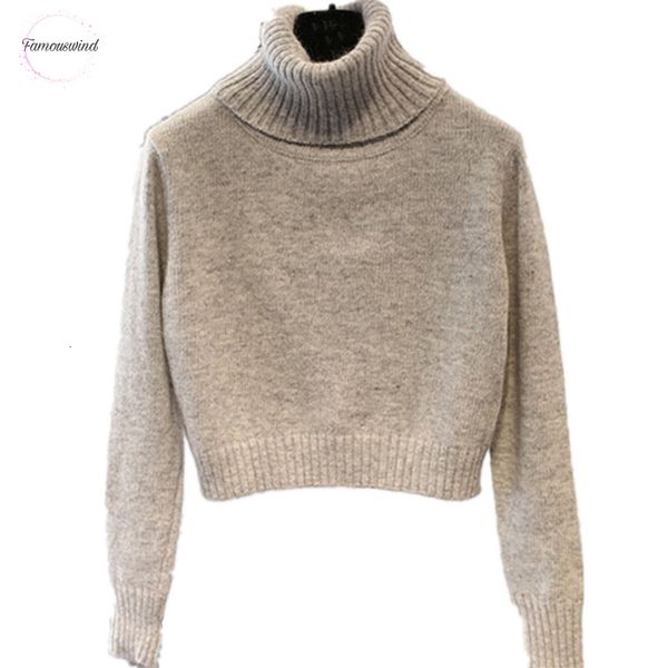 

fashion women turtleneck sweater knitted cashmere female short cashmere long sleeved warm sweater drop shipping, White;black