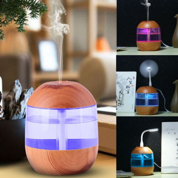 

2019 USB Air Diffuser Aroma Oil Humidifier Night Light Up Home Relaxing Defuser