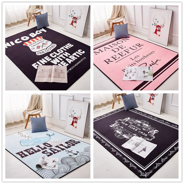 

200 * 300см simple nordic ковра творческий прилив бренда гостиной журнальный столик carpet ins спальня йога пользовательский стиль богиней о