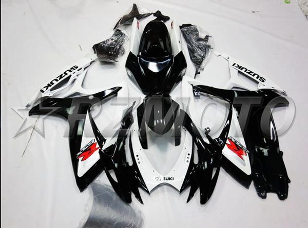 

new abs motorcycle full fairings kit fit for suzuki gsx-r600 gsx-r750 600 750 k6 gsxr 2006 2007 06 07 custom white black red