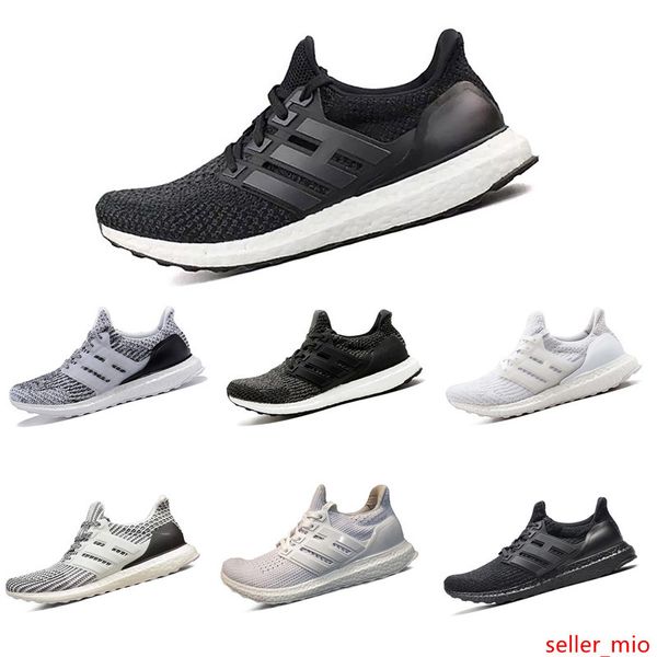 

new 4.0 running shoes men women white black oreo athletic sports shoes size 36-45