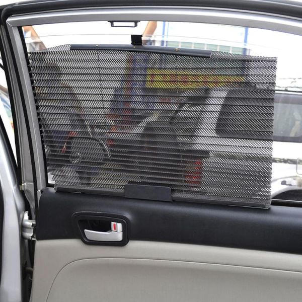 

mesh car side window baby sun shade shield roller blind screen curtain visor breathable automatic retractable panel