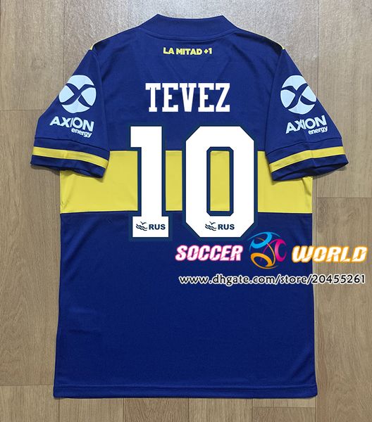 

boca juniors soccer jerseys home jerseys 2020 21 away tevez abila soccer shirts football uniforms sales size s-xxxl, Black;yellow