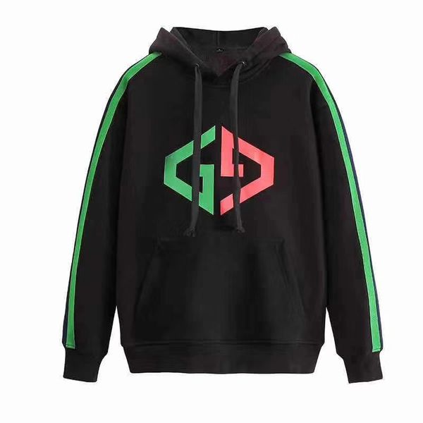 

New luxury men 039 weat hirt autumn geometry hoodie cool lim ca ual weat hirt hoodie, Black