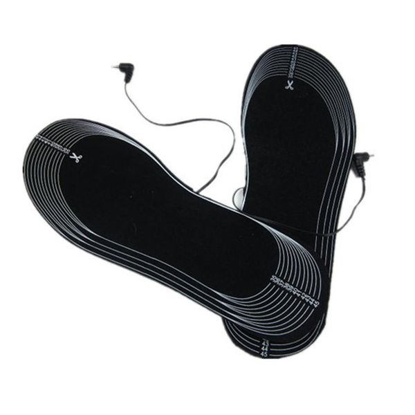 

1 pair usb electric powered heated insoles for shoes boots keep feet warm solid women men insoles
