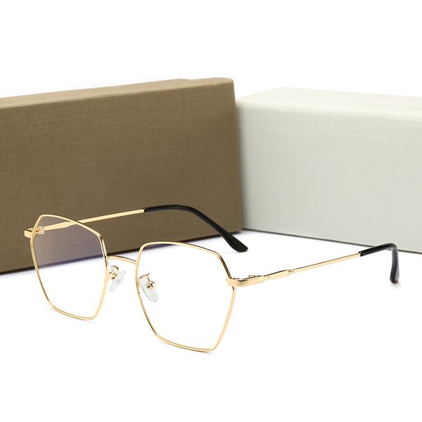 

0201 christian ray men women's artistic small fresh style anti-blue light glasses 54mm lens 5 color glasses frame with box, White;black