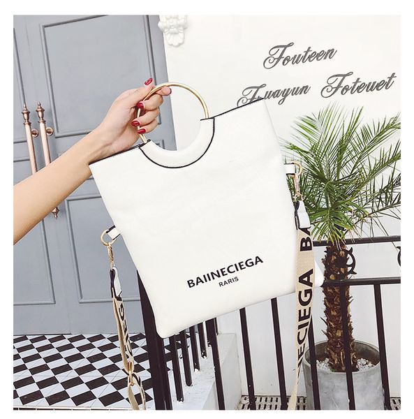 

shop 2018 new metal handle luxury square bag women purse and handbags vintage shoulder letters bags for women xiangqiwu//5