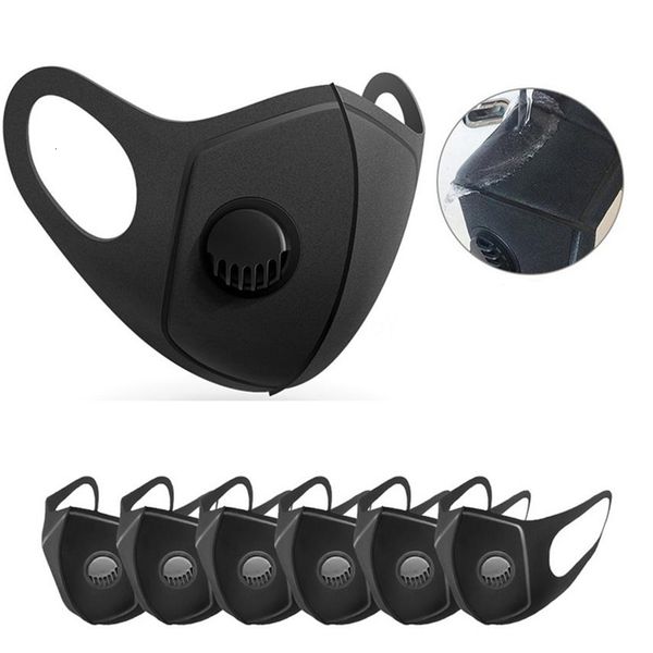 

dhl shipgold powder set outdoor cycling anti dust pollution haze sponge mouth face mask party masks solid colors 7tij