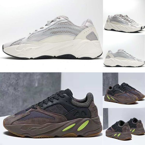 

Hot sale 700 Wave Mauve Inertia Running Shoes men women Kanye West Designer Runner Shoes mens 700 V2 Static Solid Grey Sports Seankers
