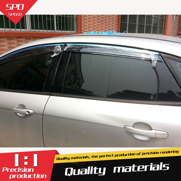 

for ford focus plastic window visor vent shades sun rain deflector guard for ford focus auto accessories 4pcs/set 202-2015