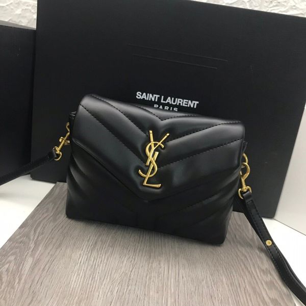

with box,dust bag fashion leather chain handbag shoulder womens mens 10 ysl envelope crossbody wallet messenger tote bags