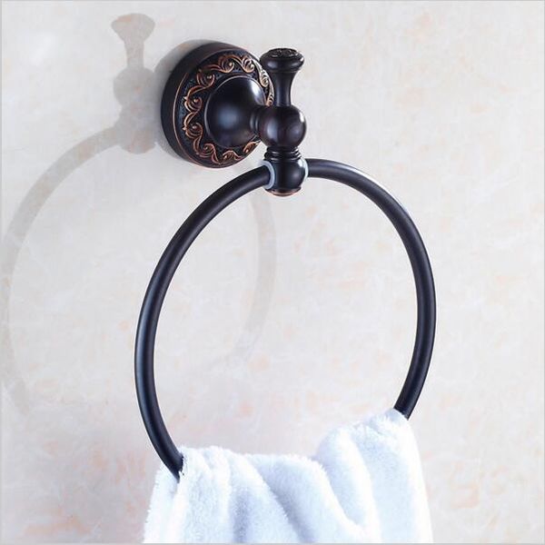 

new towel ring copper antique bronze/gold finish bathroom accessories products ,towel holder,towel bar h5200