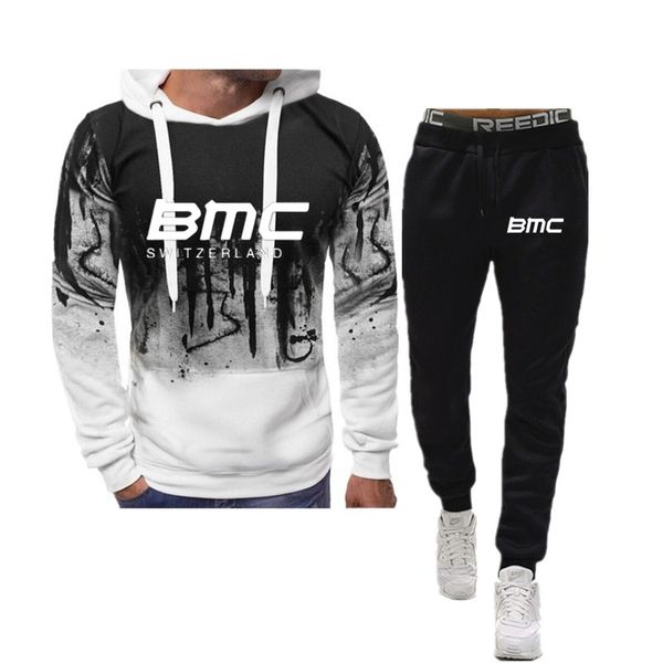 

2020 swiss cycling hoodie autumn winter round neck hoodie and sweatpants men's plus size s-3xl, Black