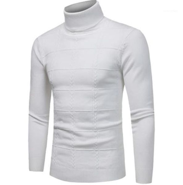 

desinger turtle neck sweaters long sleeve solid color homme fashion clothing mens solid color, White;black