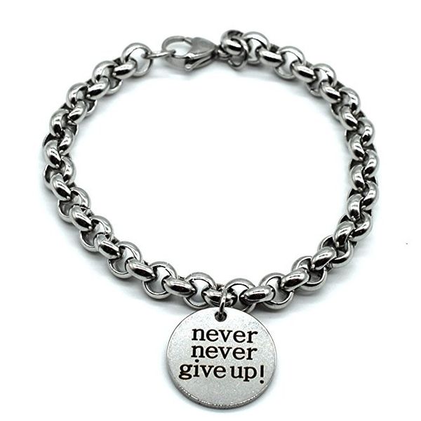 

2019 европа и америка новые аксессуары внешней торговли стиля никогда не отказываются от популярных браслетов бренда, Silver