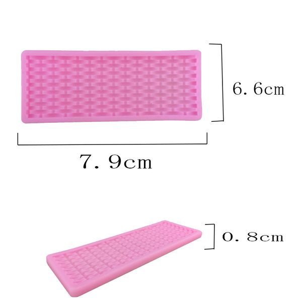 

bamboo weaving basket pattern sugar chocolate plugin silicone mold e507
