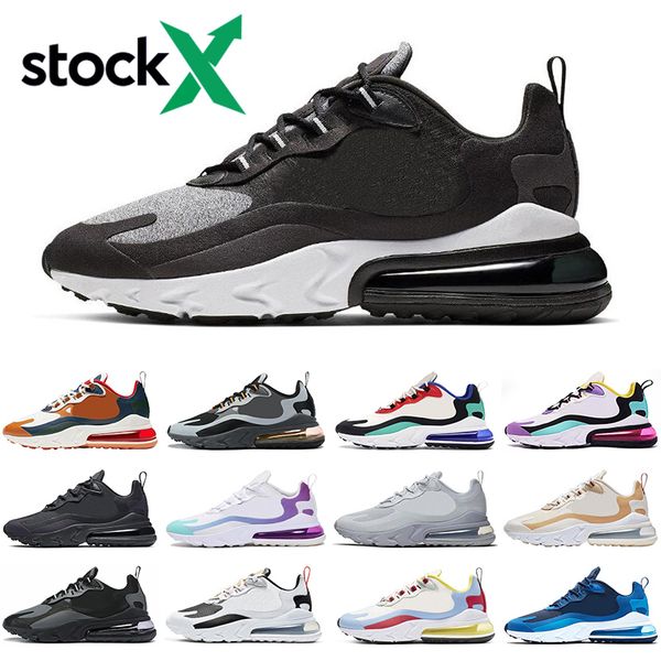 

react men women running shoes bauhuas triple black cool grey red bronze right violet beige outdoor mens trainers sports sneakers, White;red