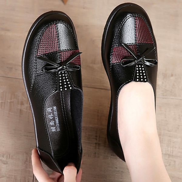 

women's casual flat shoes rhinestone crystal elegant shoes for ladies outdoor soft women's walking, Black