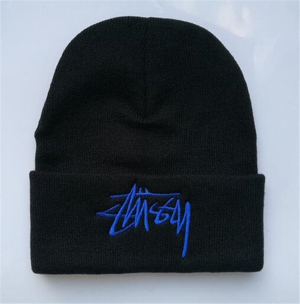 

solid color high-end hats men autumn and winter high-end hats outdoor thick warm women's winter high-end knitted hats men, Blue;gray