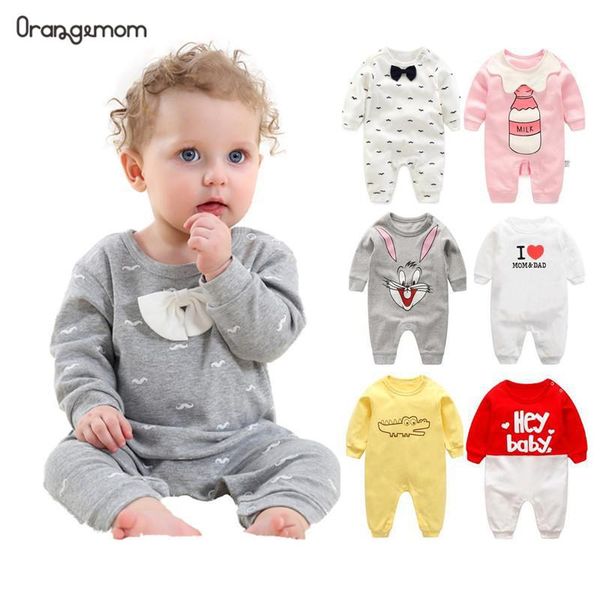 

2019 spring - autumn baby boy clothing cotton long sleeved baby boy clothes ,cartoon beard gentleman romper infantil babies, Blue