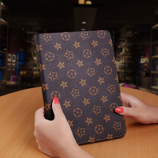 

vintage grid style tablet case pu leather soft tpu cover for ipad 2 3 4 5 6 mini 1 2 3 air 1 2 ipad 9.7 10.5 stand shockproof dormancy shell