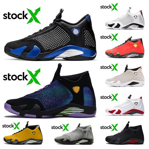 

mens basketball shoes stock x doernbecher air retro jordan 14 14s se black red men trainers sports sneakers shoes size us 7-13, White;red